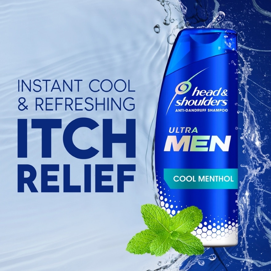 Ultra Men Cool Menthol Shampoo 480ml