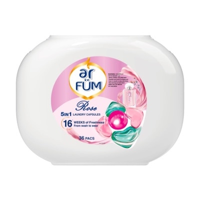 AR FUM 5 In 1 Laundry Capsules Rose 36pcs