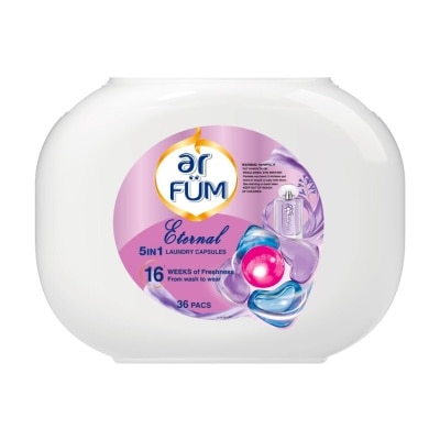 AR FUM 5 In 1 Laundry Capsules Eternal 36pcs