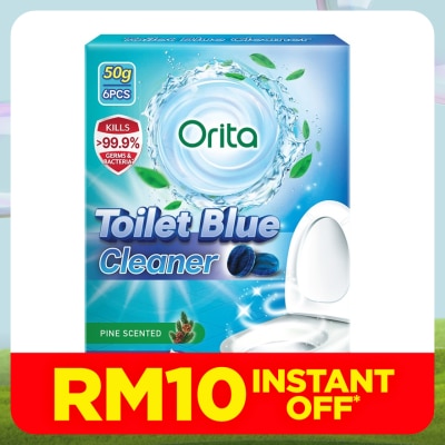 ORITA Toilet Blue Cleaner 6x50g (Pine)