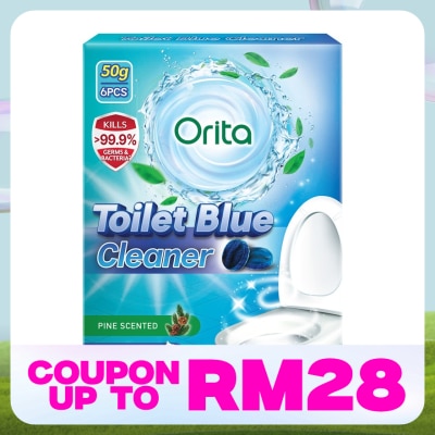 ORITA Toilet Blue Cleaner 6x50g (Pine)