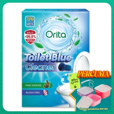ORITA - Toilet Blue Cleaner 6x50g (Pine)