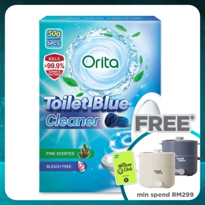 ORITA Toilet Blue Cleaner 6x50g (Pine)