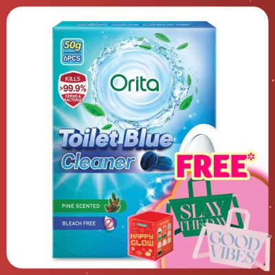 ORITA Toilet Blue Cleaner 6x50g (Pine)