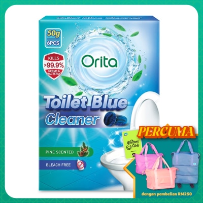 ORITA Toilet Blue Cleaner 6x50g (Pine)