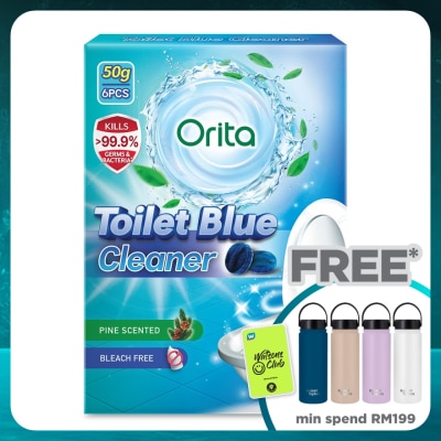 ORITA Toilet Blue Cleaner 6x50g (Pine)