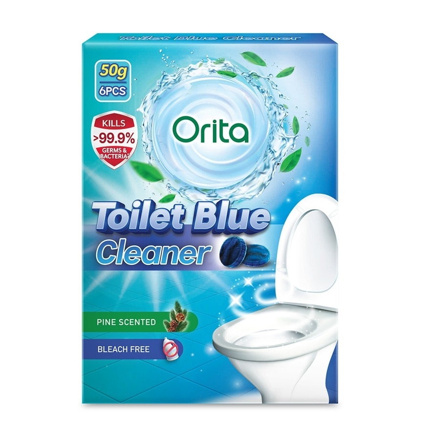 Toilet Blue Cleaner 6x50g (Pine)