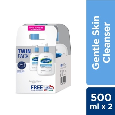 CETAPHIL Gentle Skin Cleanser 500ml X 2