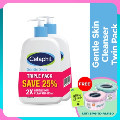 CETAPHIL Gentle Skin Cleanser 473ml X 2