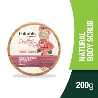 NATURALS BY WATSONS Prestige Rose Body Scrub 200g