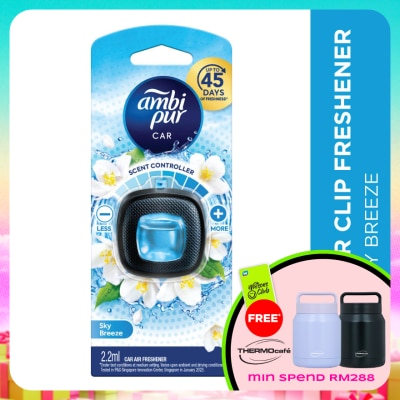 AMBI PUR - Air Freshener Sky Breeze Car Mini Clip 2.2 ml