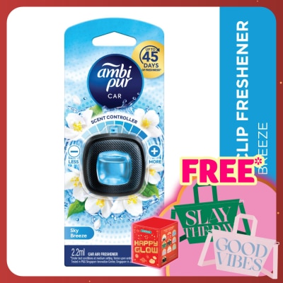 AMBI PUR Air Freshener Sky Breeze Car Mini Clip 2.2 ml