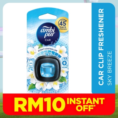 AMBI PUR Air Freshener Sky Breeze Car Mini Clip 2.2 ml