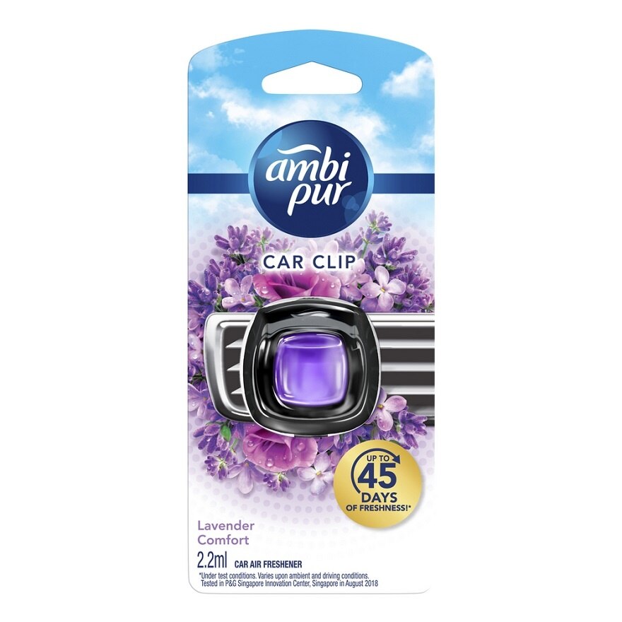 Air Freshener Lavender Comfort Car Mini Clip 2.2 ml