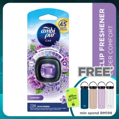 AMBI PUR Air Freshener Lavender Comfort Car Mini Clip 2.2 ml