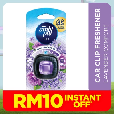 AMBI PUR Air Freshener Lavender Comfort Car Mini Clip 2.2 ml