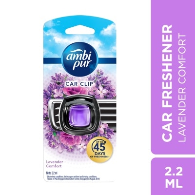 AMBI PUR Air Freshener Lavender Comfort Car Mini Clip 2.2 ml