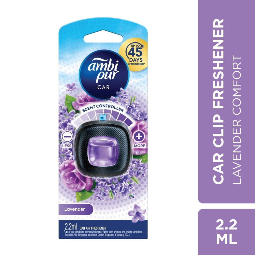 Air Freshener Lavender Comfort Car Mini Clip 2.2 ml