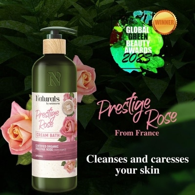 NATURALS BY WATSONS Prestige Rose Cream Bath 490ml