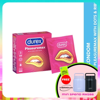 DUREX - Condom Pleasuremax Dots & Ribs 3s