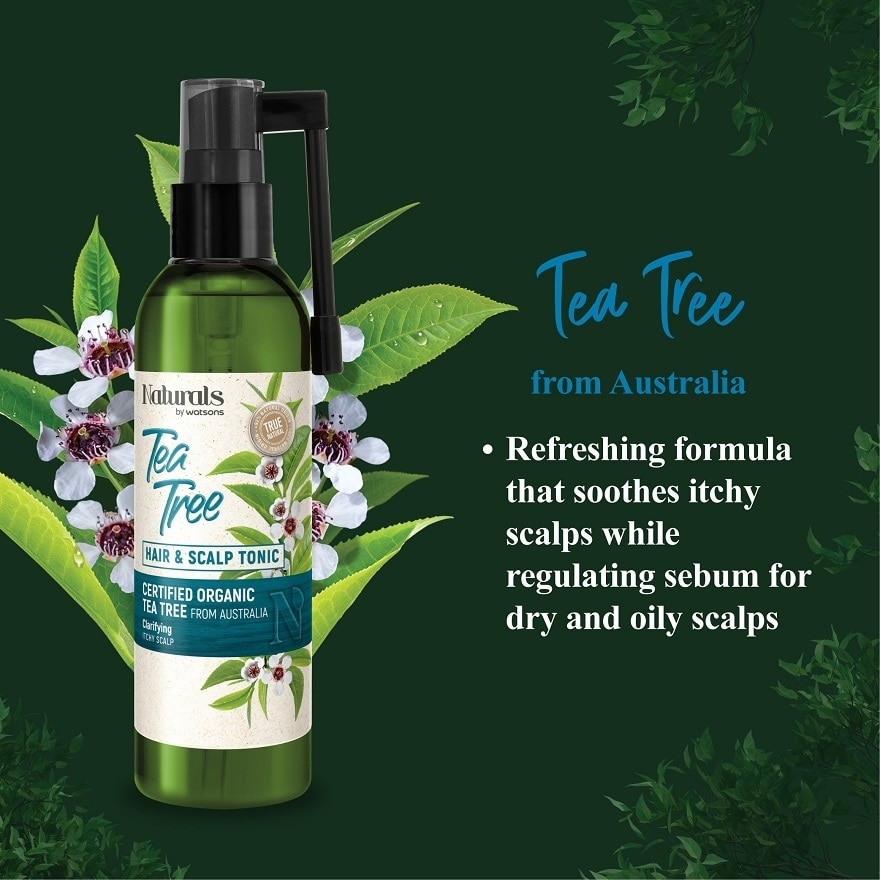 Tea Tree Hair & Scalp Tonic 120ml