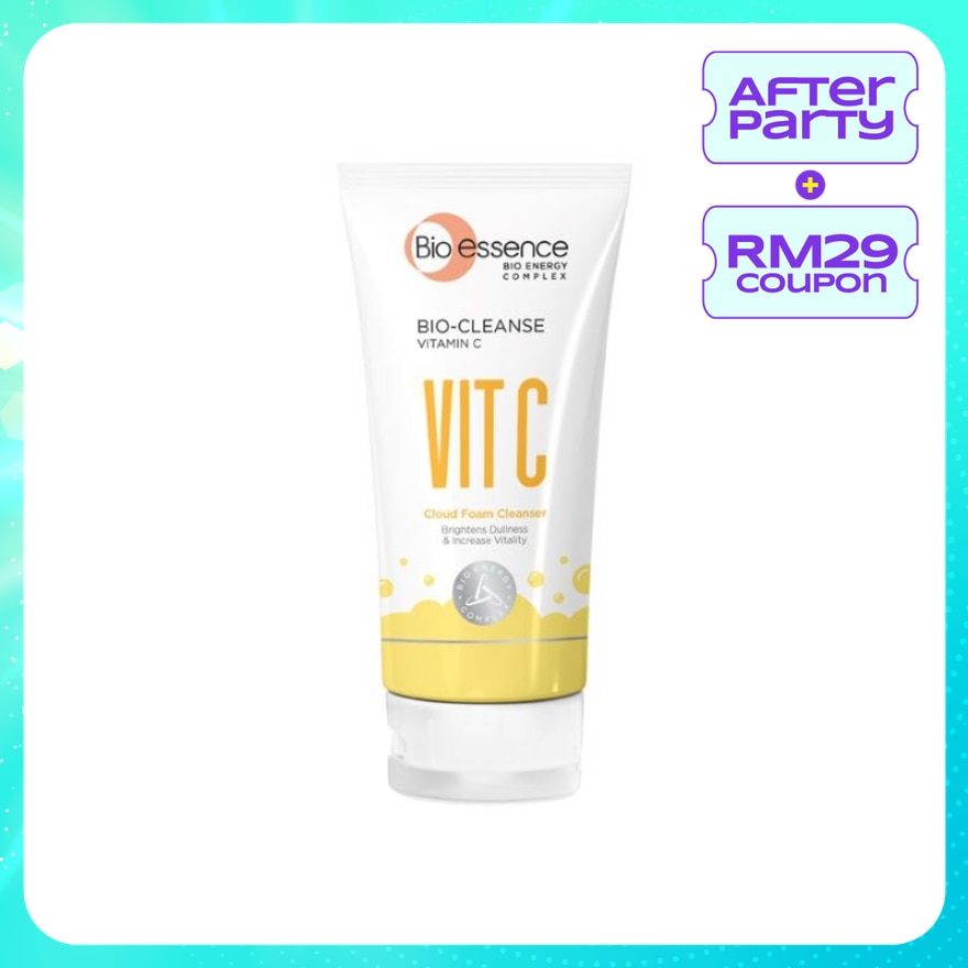 BIO-ESSENCE Bio-Cleanse Pure Vit C Cloud Foam Cleanser 100g