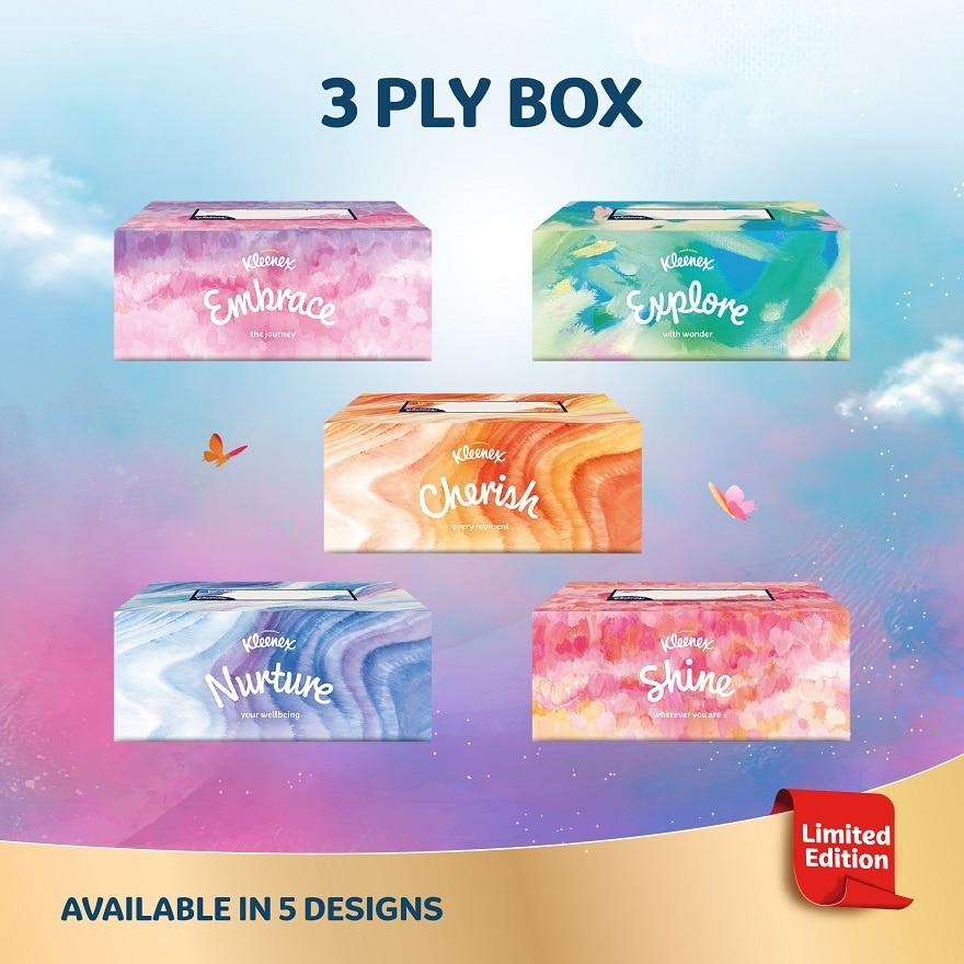 Facial Tissue Box Limited Edition 3Ply (90s x 5)