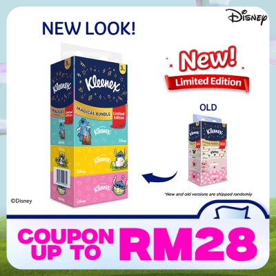 KLEENEX Facial Tissue Box Limited Edition 3Ply 90s x 5