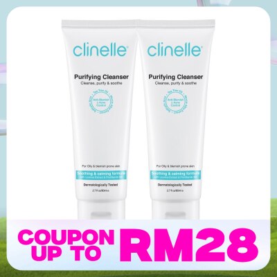 CLINELLE Purifying Cleanser 80ml x 2's
