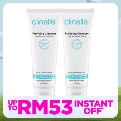 CLINELLE Purifying Cleanser 80ml x 2's