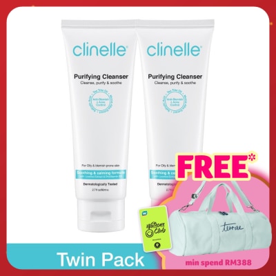 CLINELLE Purifying Cleanser 80ml x 2's