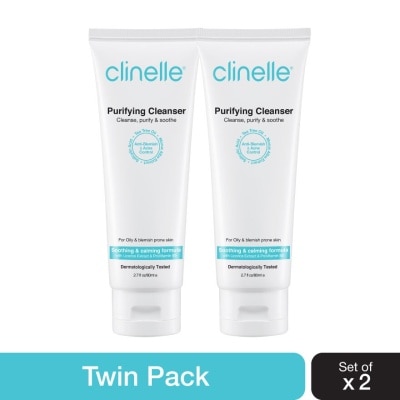 CLINELLE Purifying Cleanser 80ml x 2's