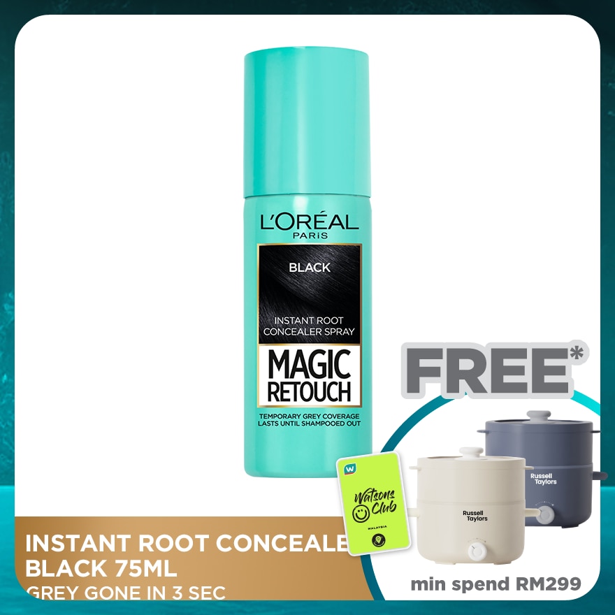 Instant Root Concealer Spray Black 75ml
