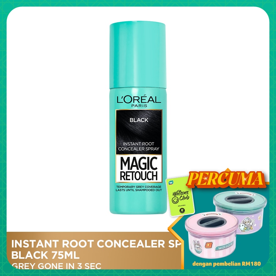 MAGIC RETOUCH Instant Root Concealer Spray Black 75ml