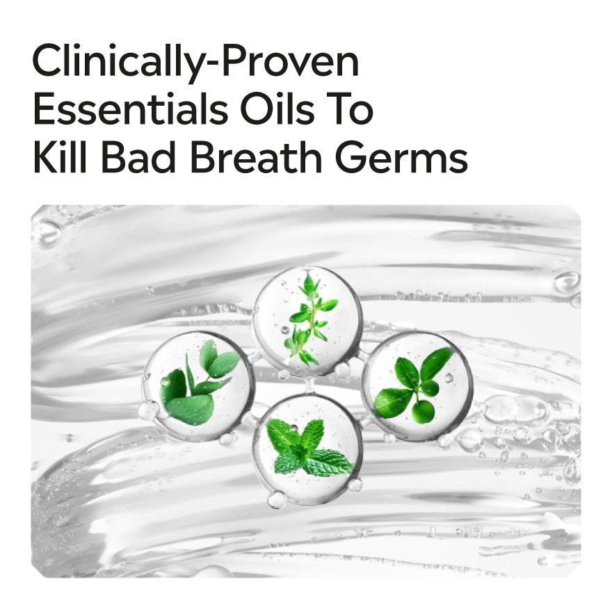 Mouthwash Healthy White 750ml Twin Pack