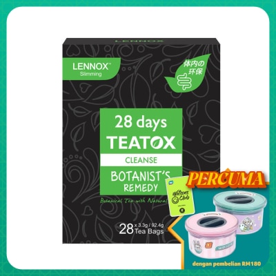 LENNOX 28 Days Teatox Cleanse 3.3g x 28's