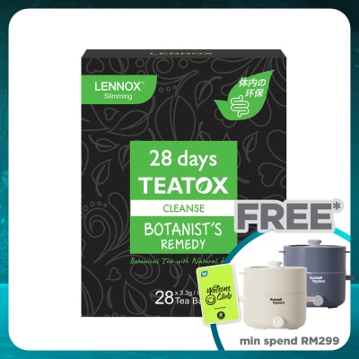 LENNOX 28 Days Teatox Cleanse 3.3g x 28's