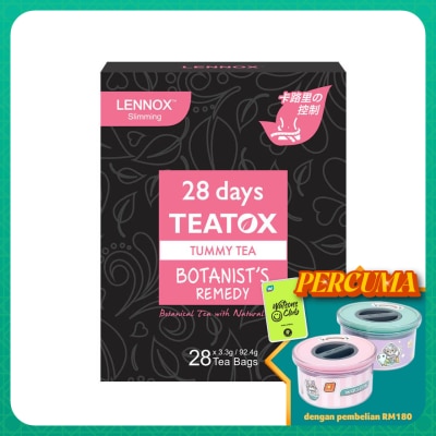 LENNOX 28 Days Teatox Tummy Tea 3.3g x 28's
