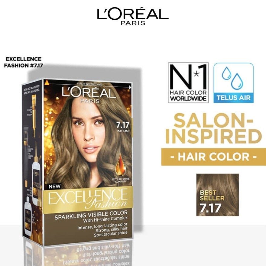 Excellence Parisian 7.17 Matt Ash Hair Color