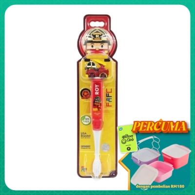 ROBOCAR - ROBOCAR POLI - ROY FIGURINE KIDS TOOTHBRUSH