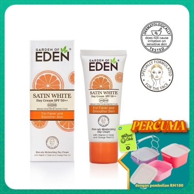 GARDEN OF EDEN - &nbsp;Satin White day cream 40GM