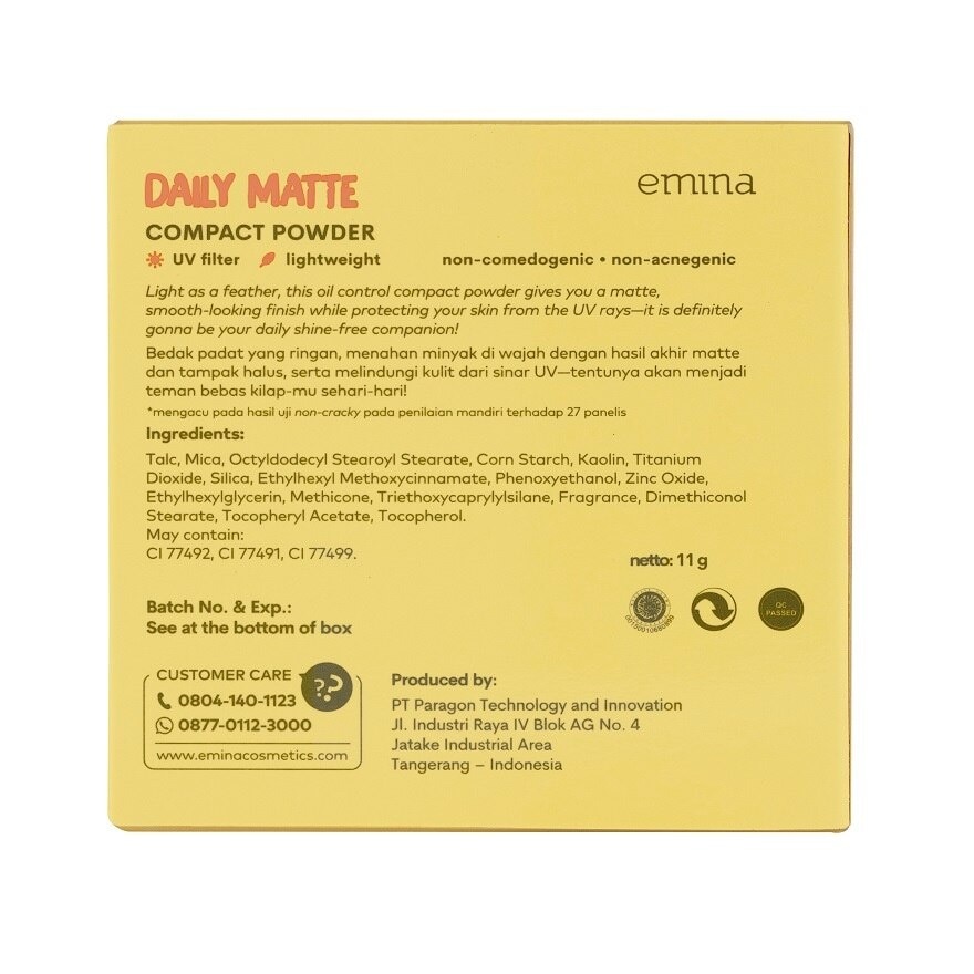 Daily Matte Compact Powder 02 Natural 11 g