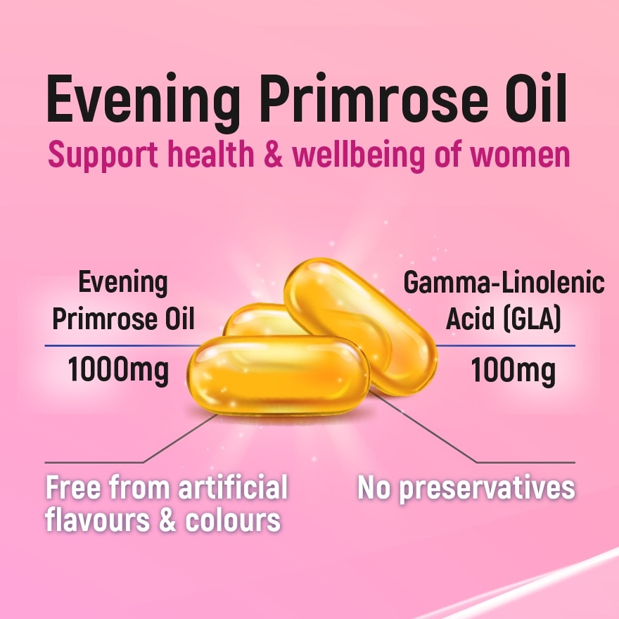 Evening Primrose Oil 1000mg 30'ss