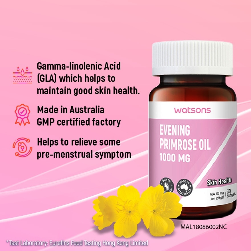 Evening Primrose Oil 1000mg 30'ss