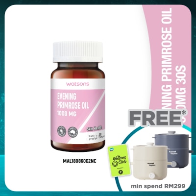 WATSONS Evening Primrose Oil 1000mg 30'ss