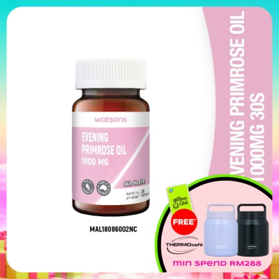 WATSONS - Evening Primrose Oil 1000mg 30'ss