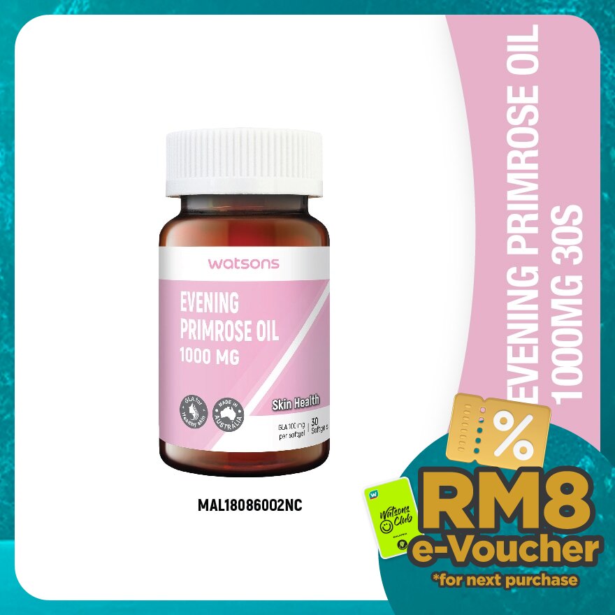 Evening Primrose Oil 1000mg 30'ss