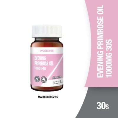 WATSONS Evening Primrose Oil 1000mg 30'ss