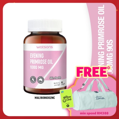 WATSONS Evening Primrose Oil 1000mg 90's