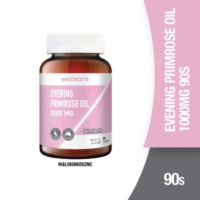 WATSONS Evening Primrose Oil 1000mg 90's